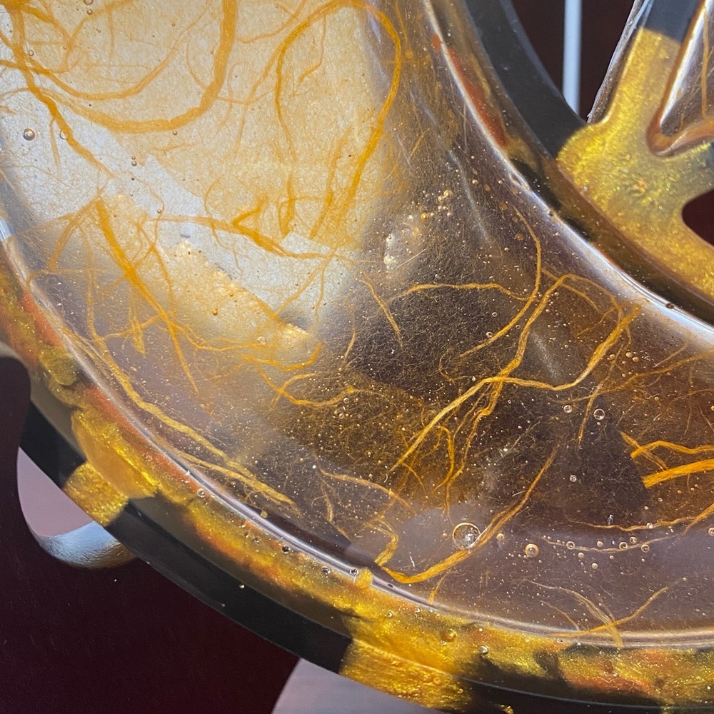 Moon with Star Handmade Resin Tray - Picture 4 of 4